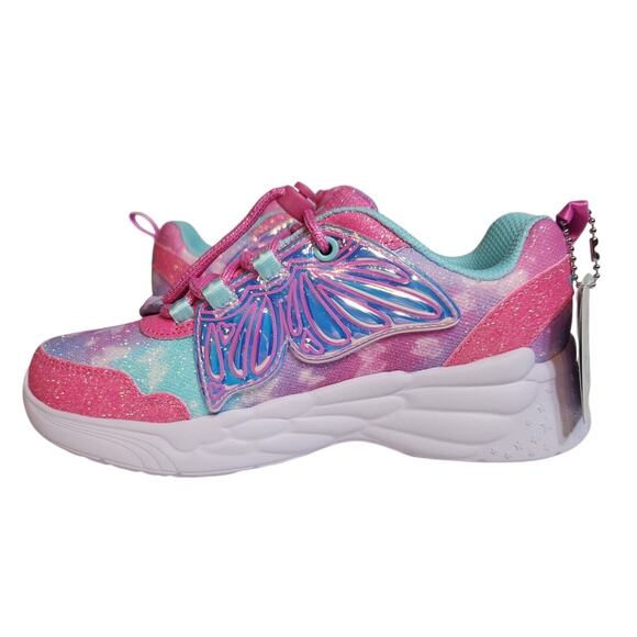 Sketchers Kids sneakers light up magical collections size 1.5 NIB - Picture 3 of 12
